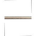 Osborne Wood Products 4/16 x 39 3/8 Stunning Stripes Inlay Strip in Paintgrade 893002PG